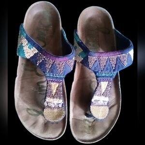 Sam Edelman sandals boho style beads size 5